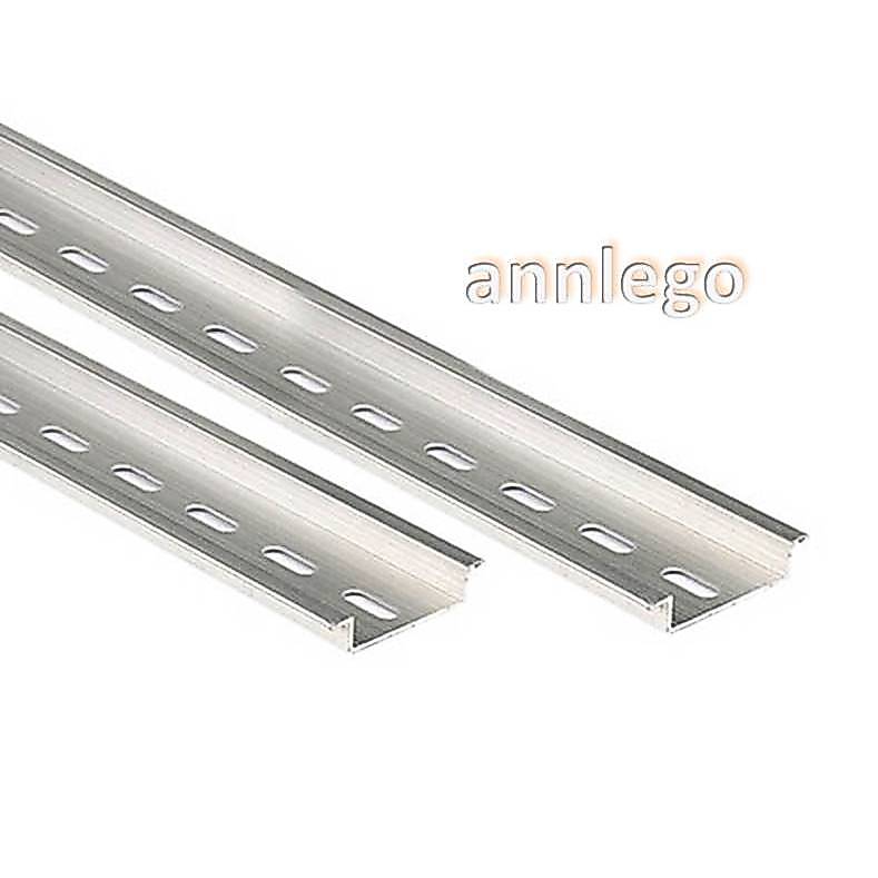 รางรีเลย์ รางปีกนก รางอลูมิเนียม DIN RAIL ยาว 1 เมตร หนา 1.1 มม.