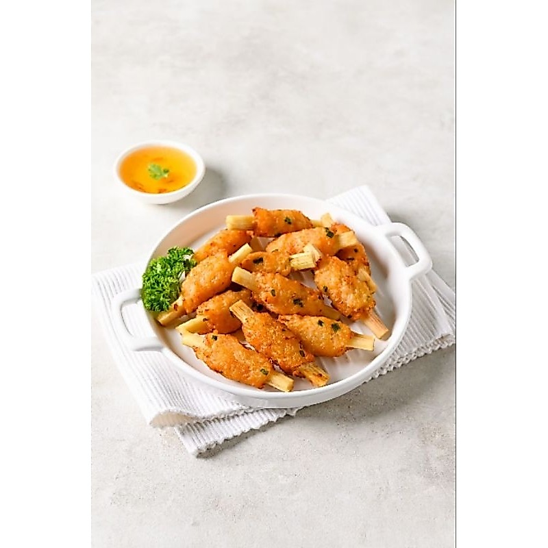 กุ้งพันอ้อย 600กรัม(20ชิ้น)แช่แข็ง