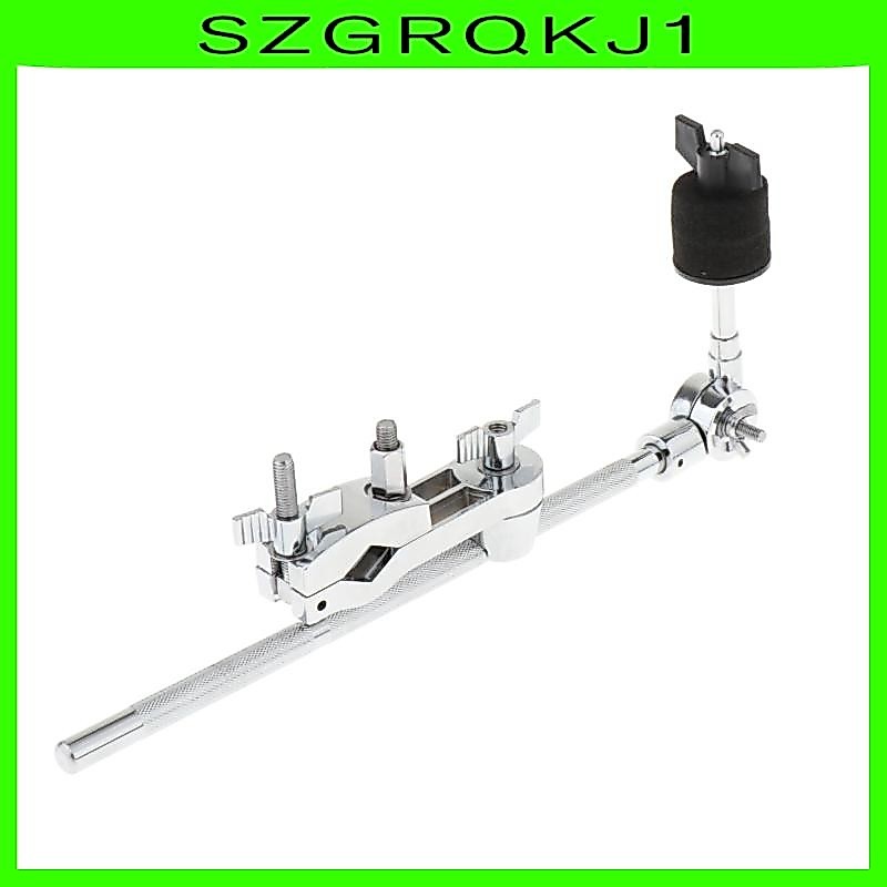 [szgrqkj1] กลองขาตั้งกลองฉาบแขนโลหะฉาบเสียงเสียงเอียง Handbell Cowbell Clamp Holder 33 ซม.Cymbal Extension Stand