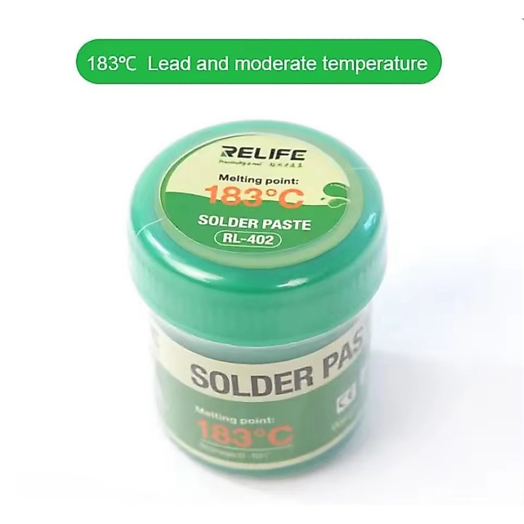 ตะกั่วเหลว สำหรับ บอร์ดขาIC RELIE      RL-402   183℃  40G