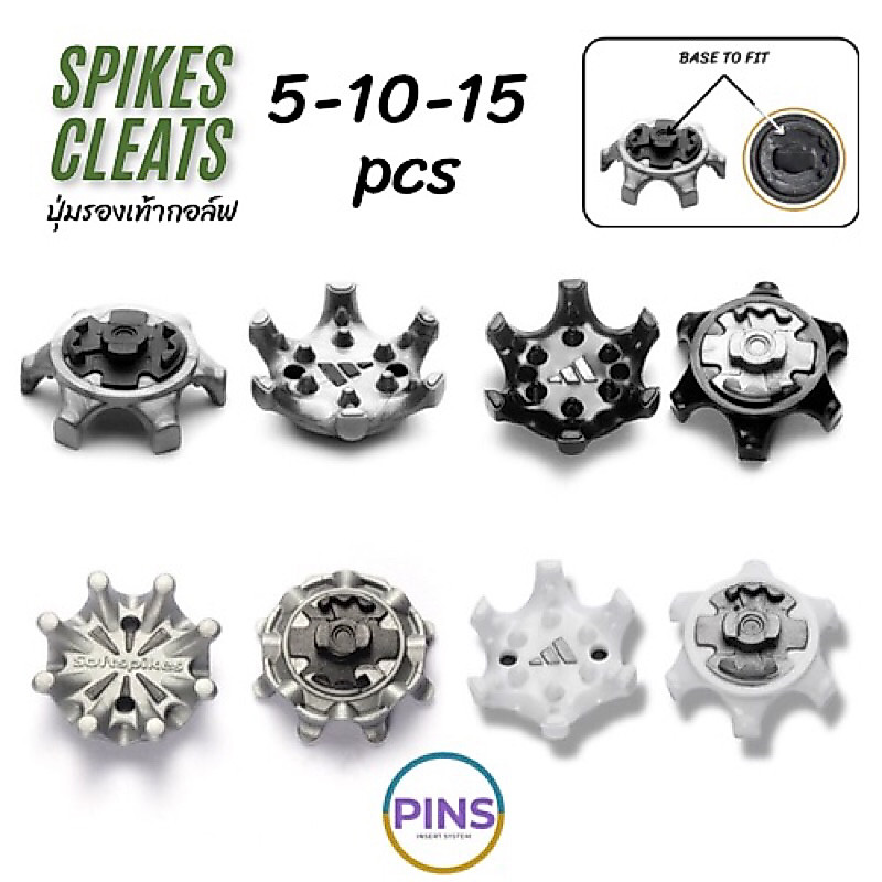 ปุ่มรองเท้ากอล์ฟ 5-15 pcs. spikes golf cleats pins performance insert system (pins)