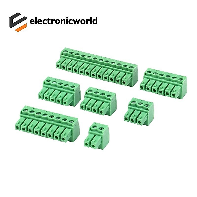 Kf2edgk-3.81 2/3/4/5/6/8/10/12Pin มุมขวา Terminal Plug ประเภท 300V 8A 3.81 มม.Pitch Connector Pcb สกรู Terminal Block