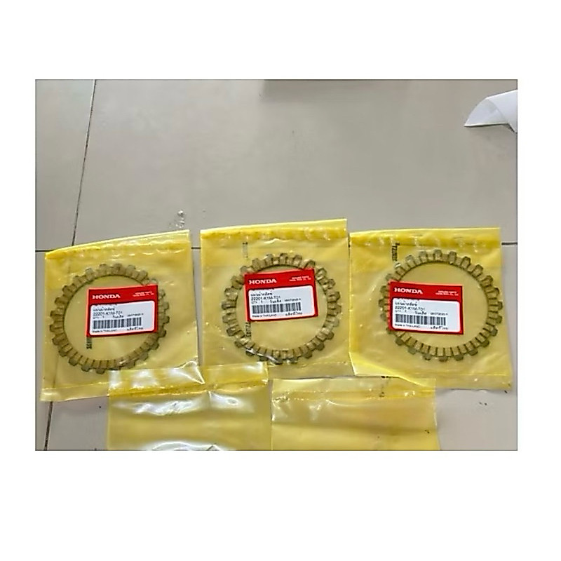 แผ่นครัชเวฟ110iLEDปี2021-2024รุ่นสตาร์ทมือ🔹/ดรีมไฟกลมปี2021-2022แท้ศูนย์(ได้3แผ่น) 22201-K1M-T00