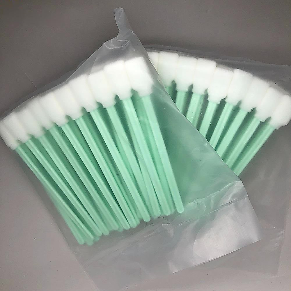 [พร้อมส่ง] ก้านสำลี เช็ดหัวพิมพ์ สำลี ฟองน้ำ ก้านทำความสะอาด 13cm สำหรับเครื่องพิมพ์ EPSON MIMAKI ROLAND ห้องปฏิบัติการ