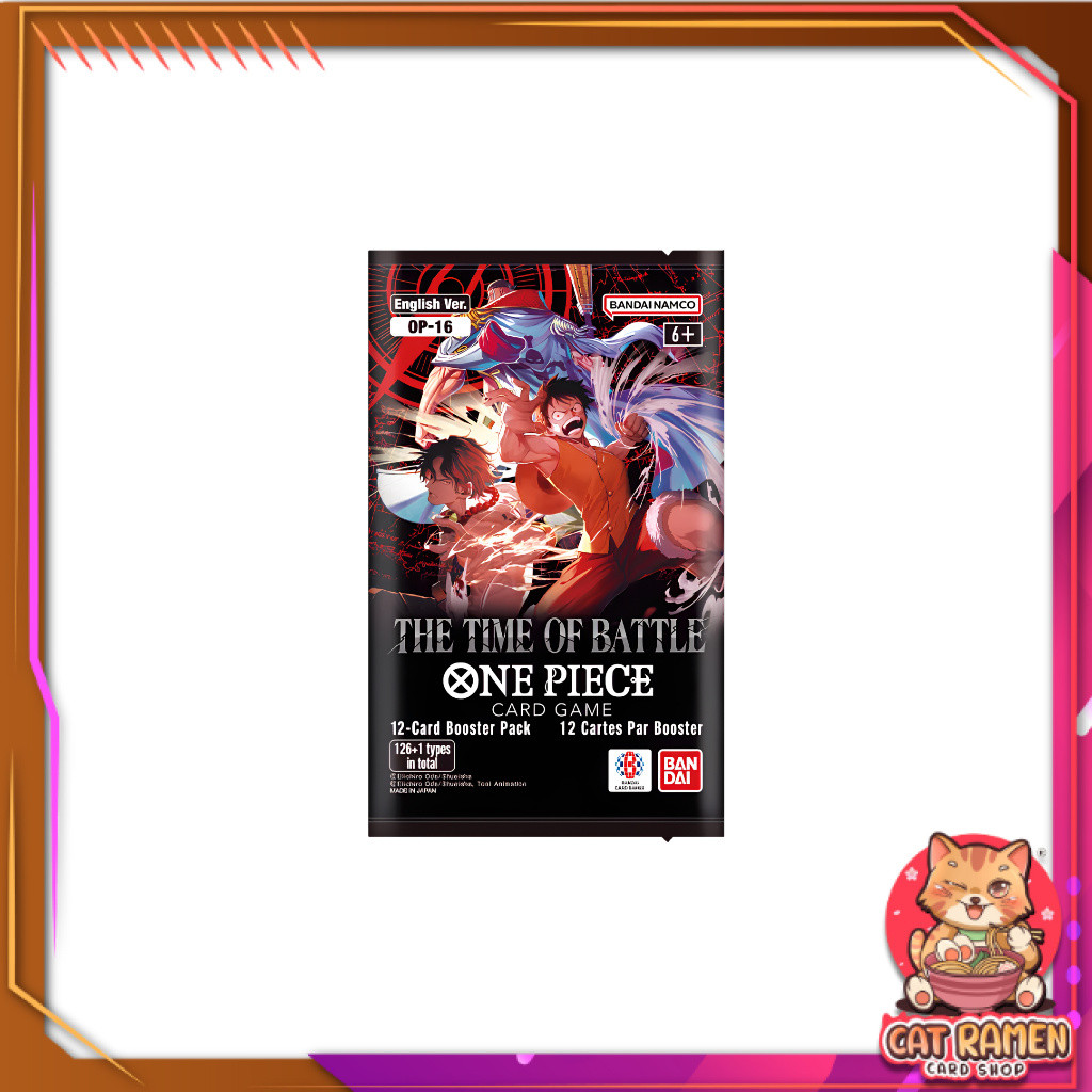 [ 1 ซอง ] O์NE PIECE CARD GAME : [ OP16 ] THE TIME OF BATTLE  BOOSTER PACK (p3)