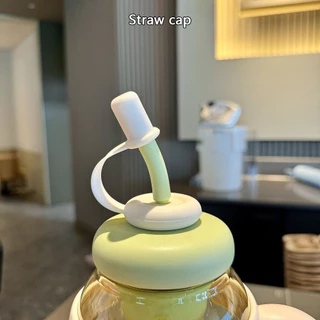 แก้วน้ำมีหลอดดูดขนาดใหญ่ ความจุ 1300 มล. ทนความร้อน ป้องกันการตกกระแทก พกพาสะดวก เหมาะสำหรับดื่มกลางแจ้งโดยตรง