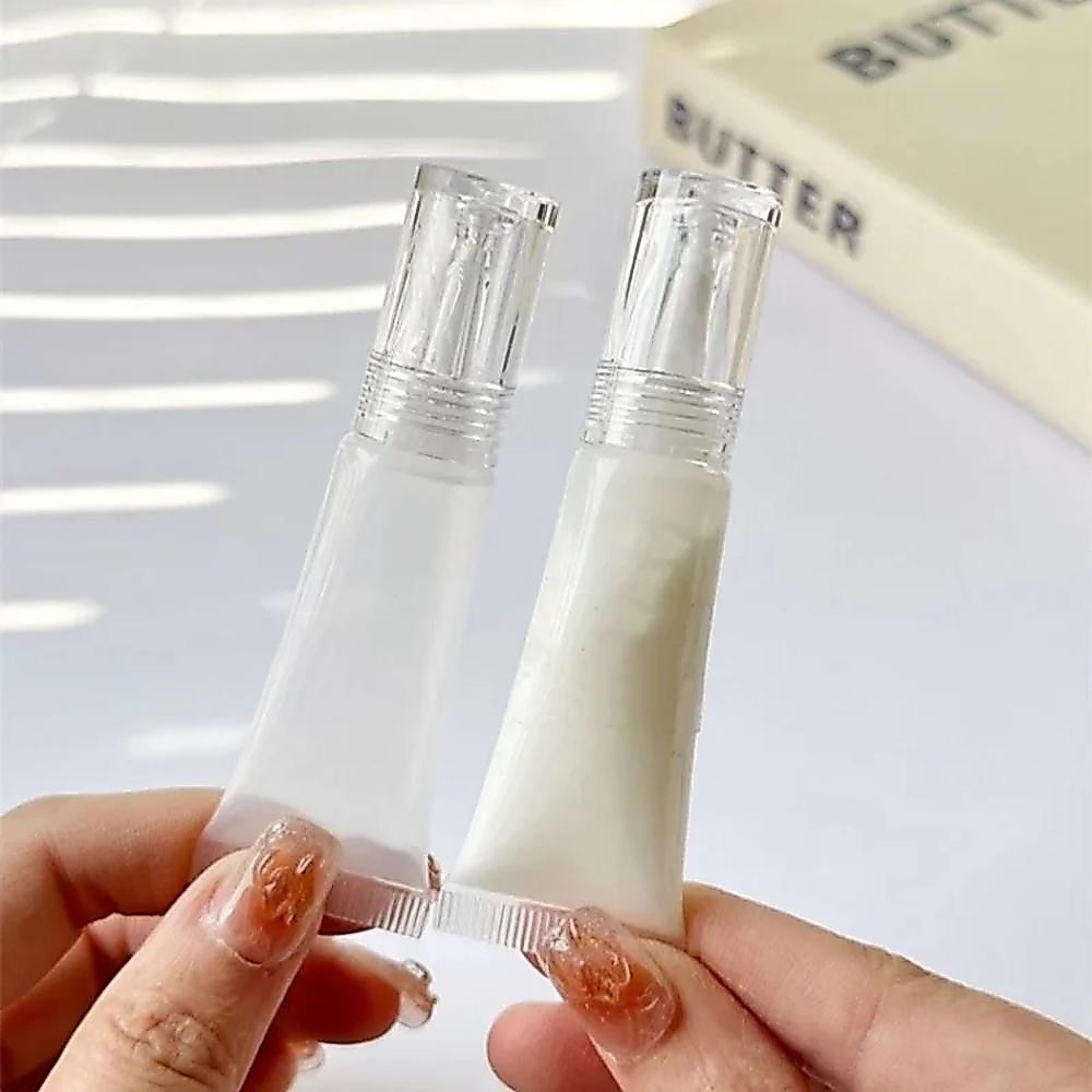 2PCS Emply พลาสติกเครื่องสําอางหลอดนุ่มขวด Vial พร้อมฝาครอบแต่งหน้า Travel ตัวอย่างบรรจุผู้ถือคอนเทนเนอร์สําหรับ Facial Cleanser