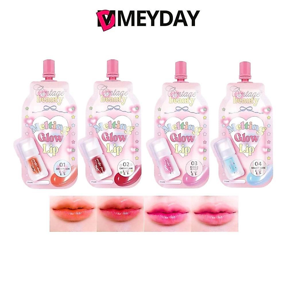 Cintage ซินเทจ Beauty Melting Glow  บิวตี้ เมลท์ติ่้ง โกลว์ ลิป 2g.