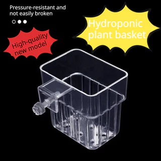 TOPOP CLUB Aquarium Plant Pots Water Plant โปร่งแสงถังปลาพืชถ้วย Hangable Aquatic Plant Holder