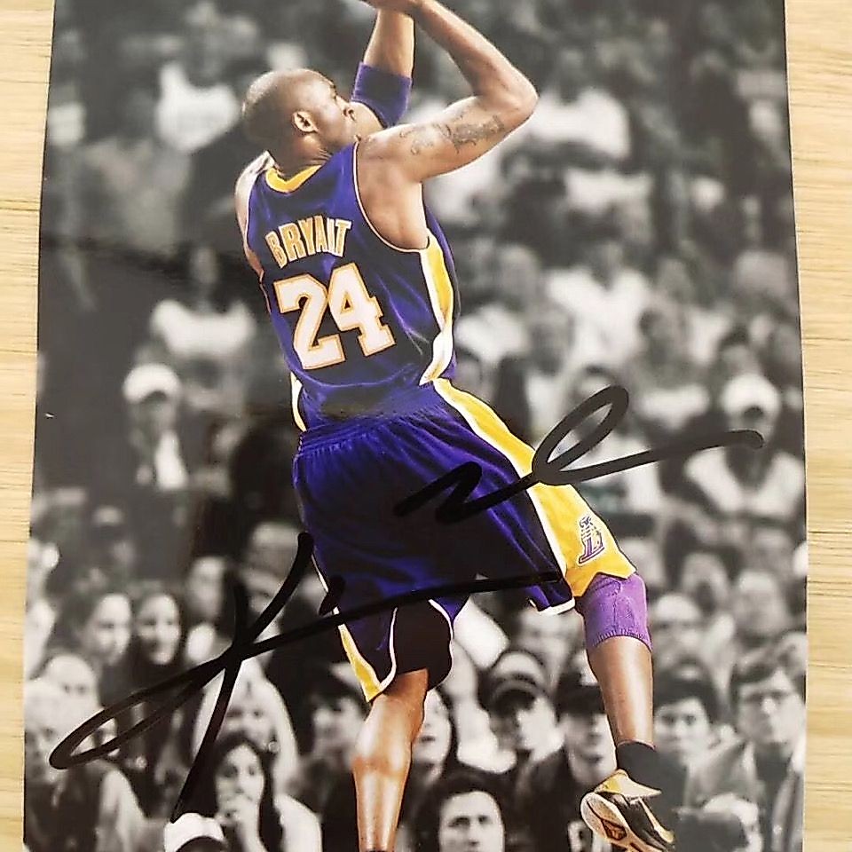 NBA Kobe Autograph License Franchise Muji Kobe Signature License NBA Kobe Signature/3.15