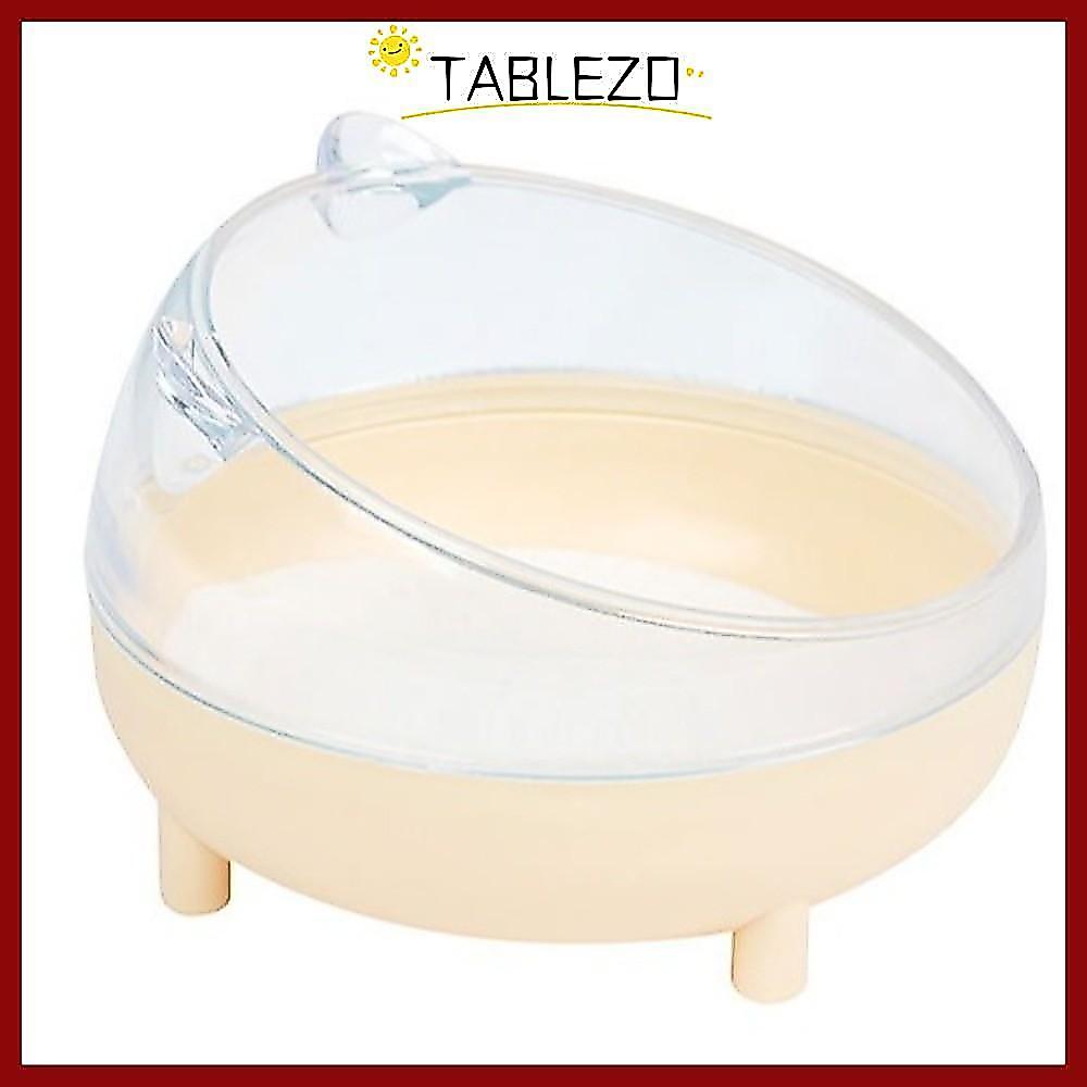 CODTABLEZO กล่องอาบน้ําทรายหนูแฮมสเตอร์ สวย สําหรับหนู กระต่าย สัตว์เลี้ยง กรงโปร่งใส ห้องน้ํา