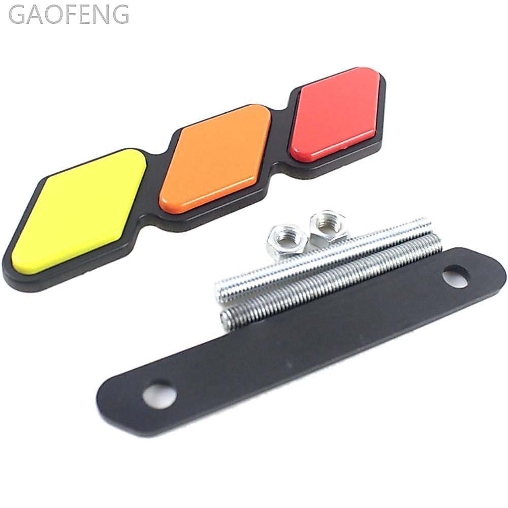 GAOFENG รถ 3 Grille Badge สติกเกอร์สําหรับ Toyota Tacoma 4Runner Tundra Decals จัดแต่งทรงผมรถ D9Q9