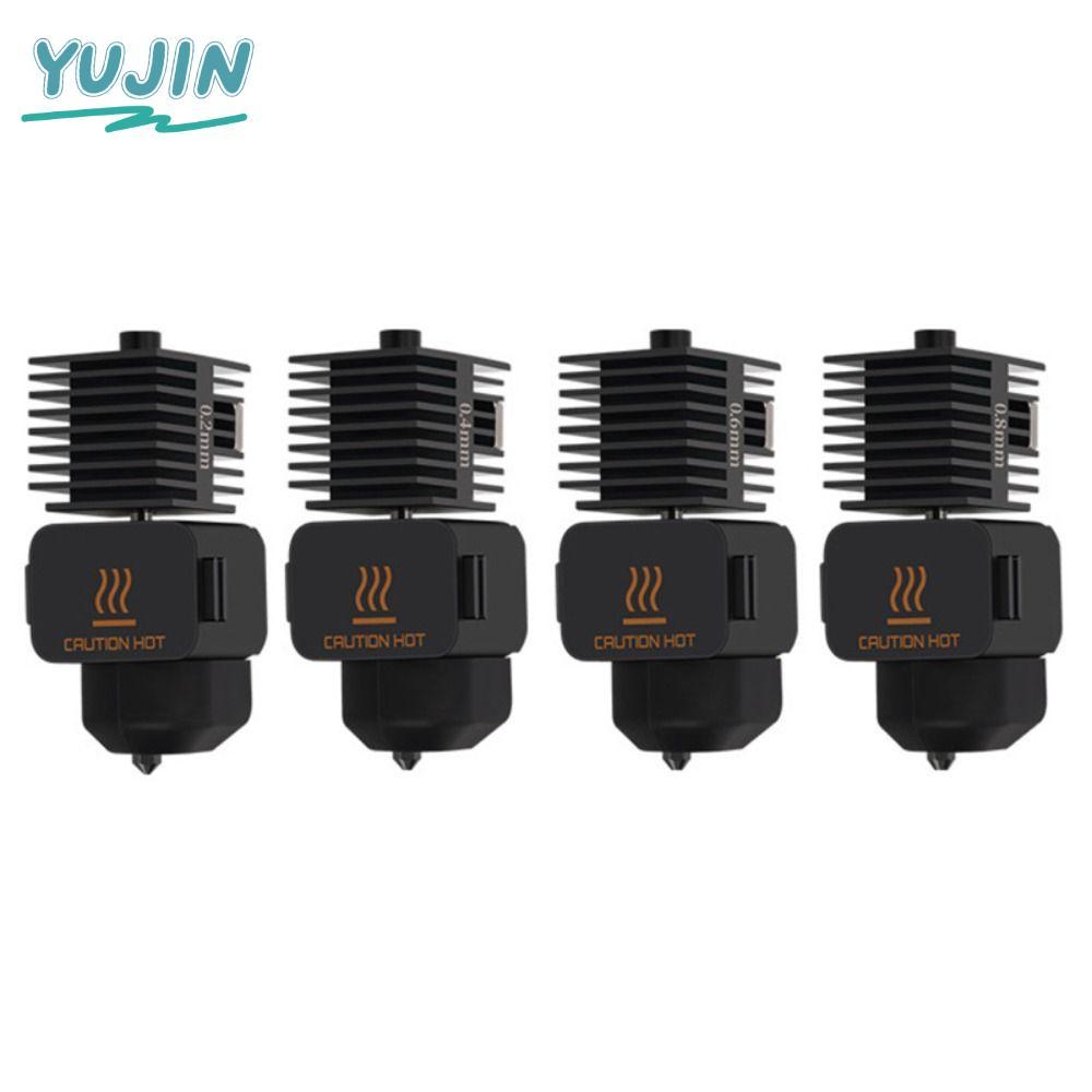 YUJIN หัวฉีดเหล็กชุบแข็ง, เครื่องพิมพ์ทดแทนประสิทธิภาพสูง Hot End, ชุด Hotend ทนอุณหภูมิสูงหลายขนาดสําหรับ Babu A1/A1 MINI ชิ้นส่วนเครื่องพิมพ์