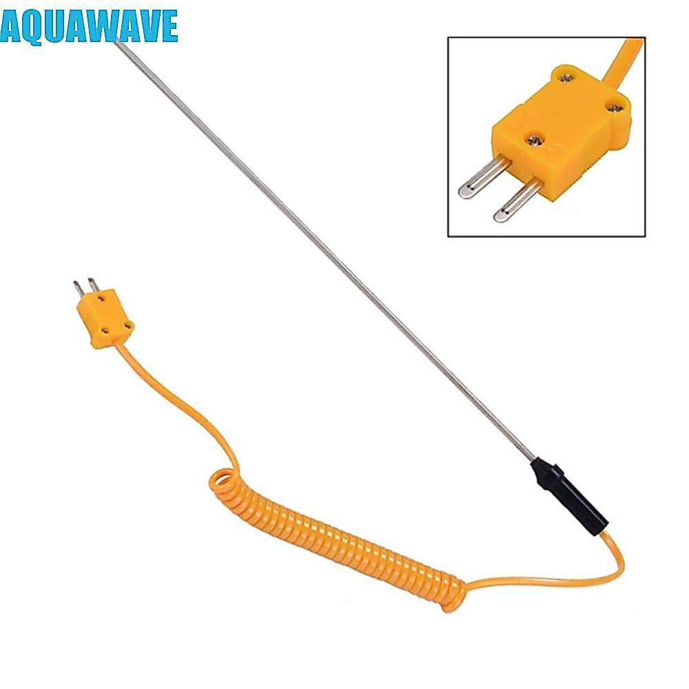 AQUAWAVE เทอร์โมคัปเปิ้ล ทนทาน -50°ซีถึง1000°C เครื่องมืออุณหภูมิ การวัดเครื่องมือการวิเคราะห์ เครื่องมือวัด K-Type