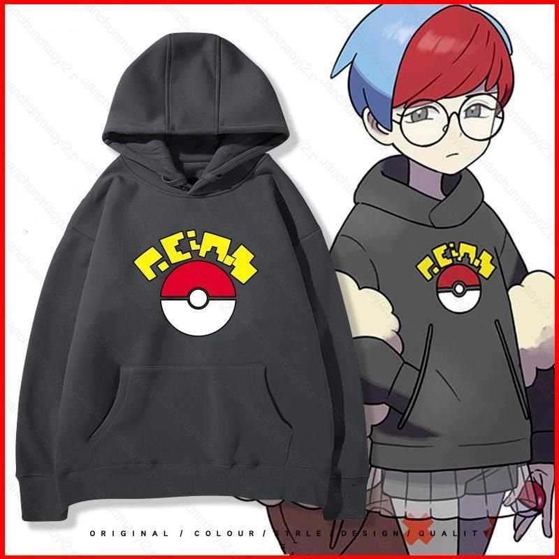DC2 Pokemon Penny Hoodie อะนิเมะเสื้อกันหนาว Unisex แขนยาว