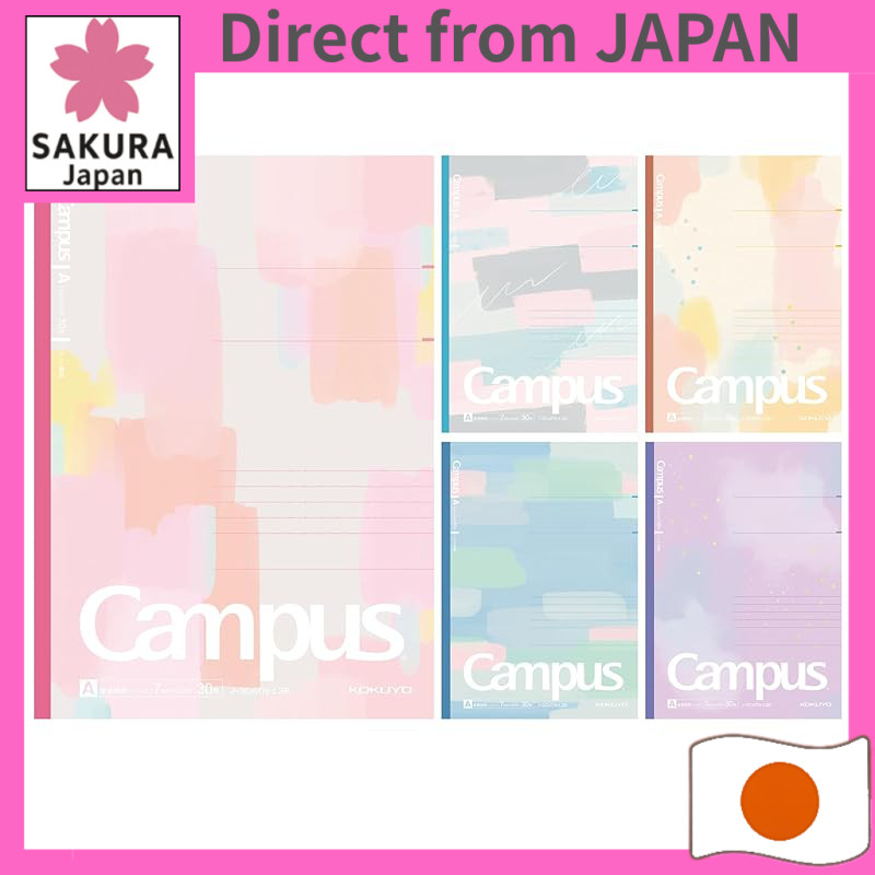 Kokuyo Campus Notebook B5 Dot A-Ruled Limited Edition Acrylic Palette 5-Color Pack NO-3CATN-L38X5