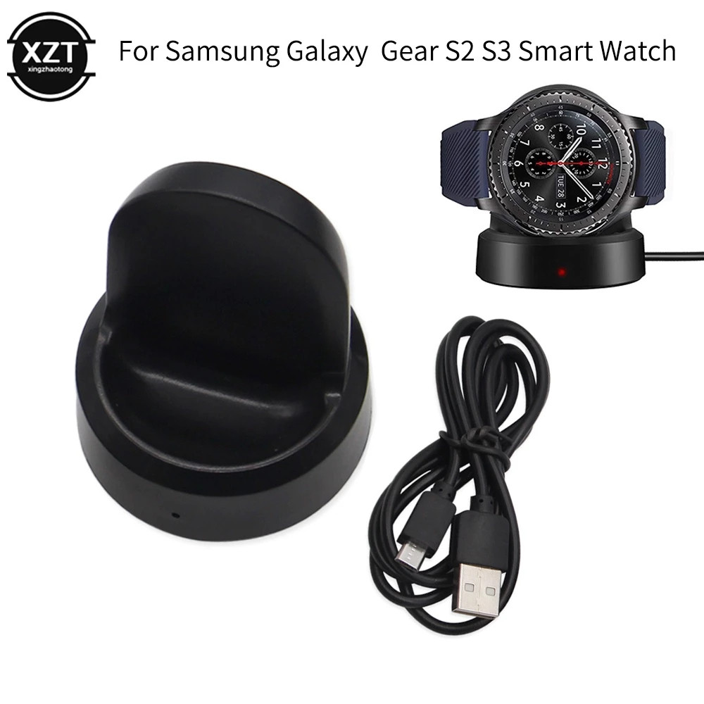 จัดส่งรวดเร็ว แท่นชาร์จแม่เหล็กสำหรับSamsung Galaxy Watch Gear S2/3/4 S2 s3 46 มม. 42 มม.