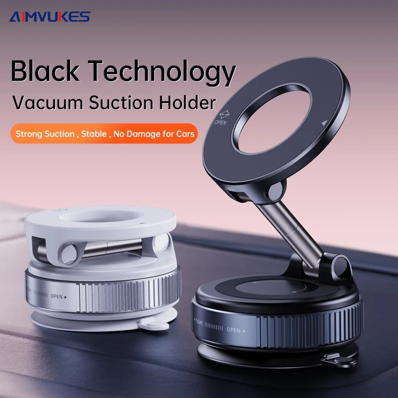 AIMIVUKES ที่วางโทรศัพท์มือถือดูดแม่เหล็ก K007 หมุนได้ 360 สําหรับบ้านและรถยนต์