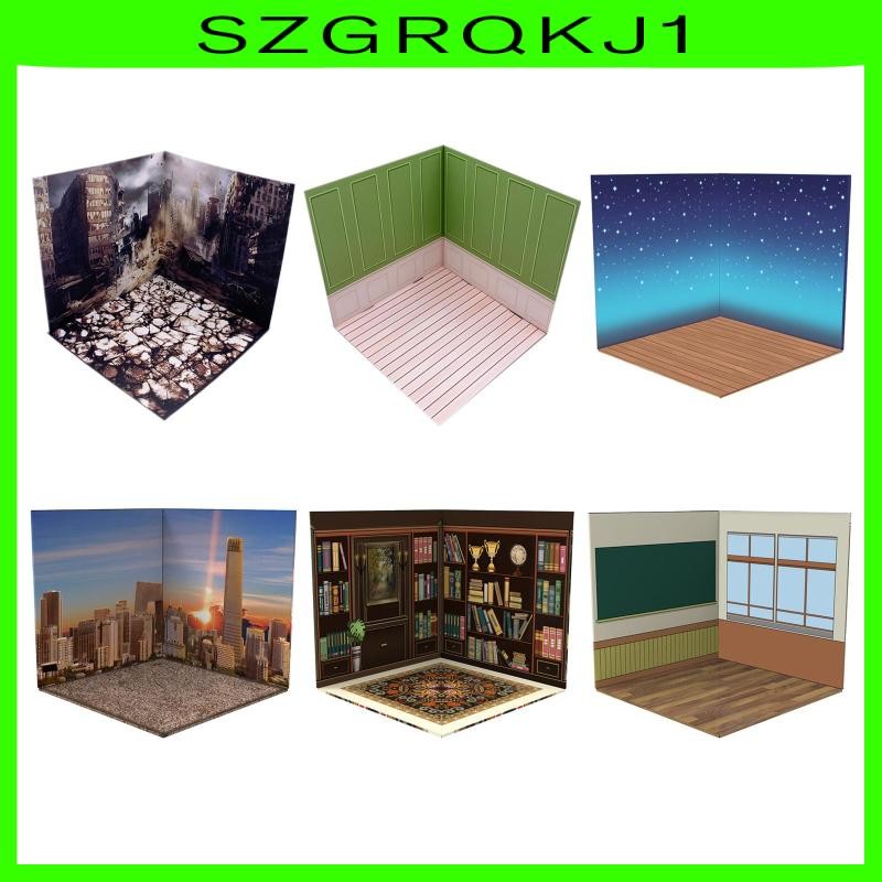[szgrqkj1] โมเดลฉากพื้นหลังขนาด 1:12 คอลเลกชันโมเดลจําลอง Diorama