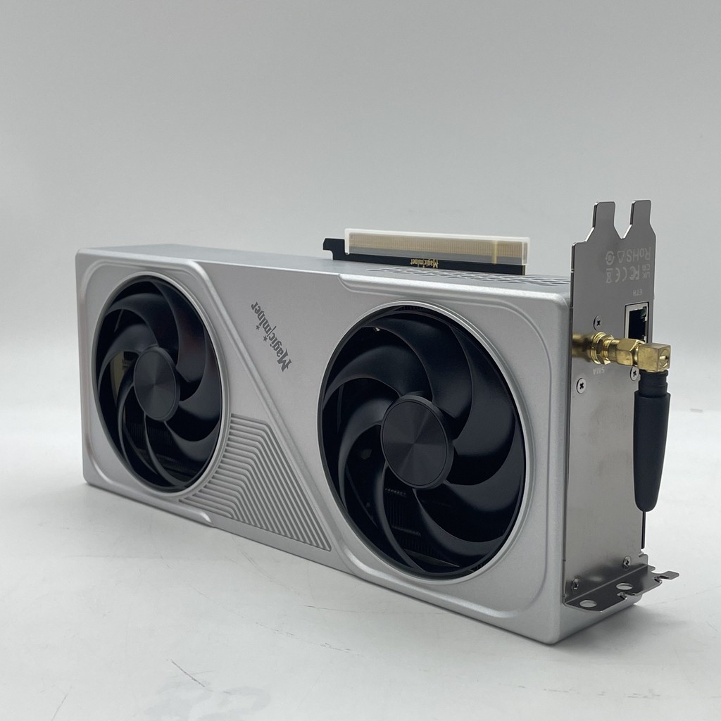 Xiaobai สามารถขุด BTC ได้เช่นกัน! Magic Miner Plug-In Like Display Card Simple PC เล่นสายไฟฟรี 170W 