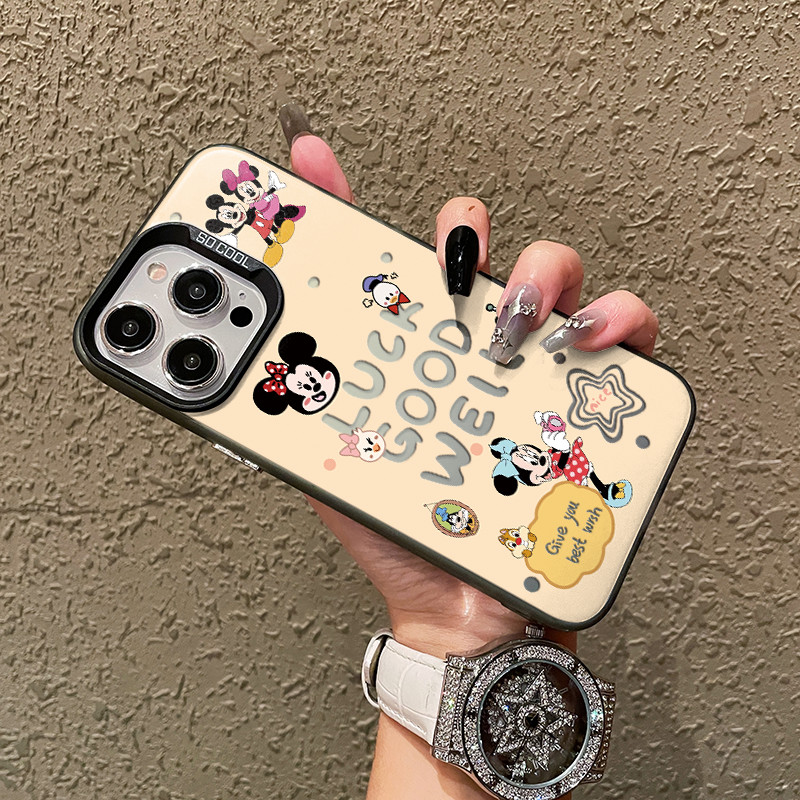 Mickey Minnie สําหรับ Vivo Y17 Y12 Y12S Y30 Y7S Y50 Y100 S10 S10E V23E V23 V25 V27 V29 X60 X70 X80 X90 X100 X200 PRO เต็มรูปแบบ 11 Pro IQOO 7 ราคา ถูกที่สุด ดีลบีเคเค แกลเลอรีภาพที่ 3