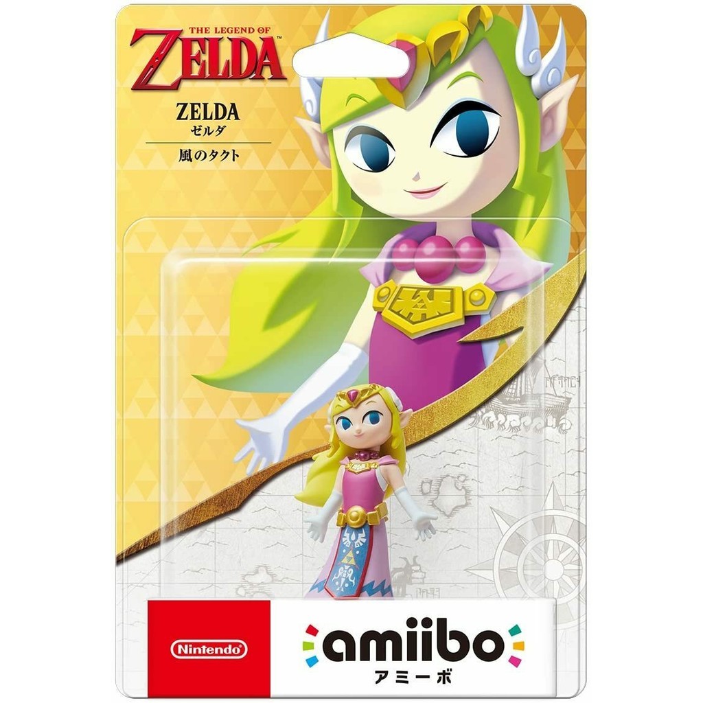 Amiibo The Legend of Zelda - Zelda (Wind Tact) ของเล่นรูปการกระทํา