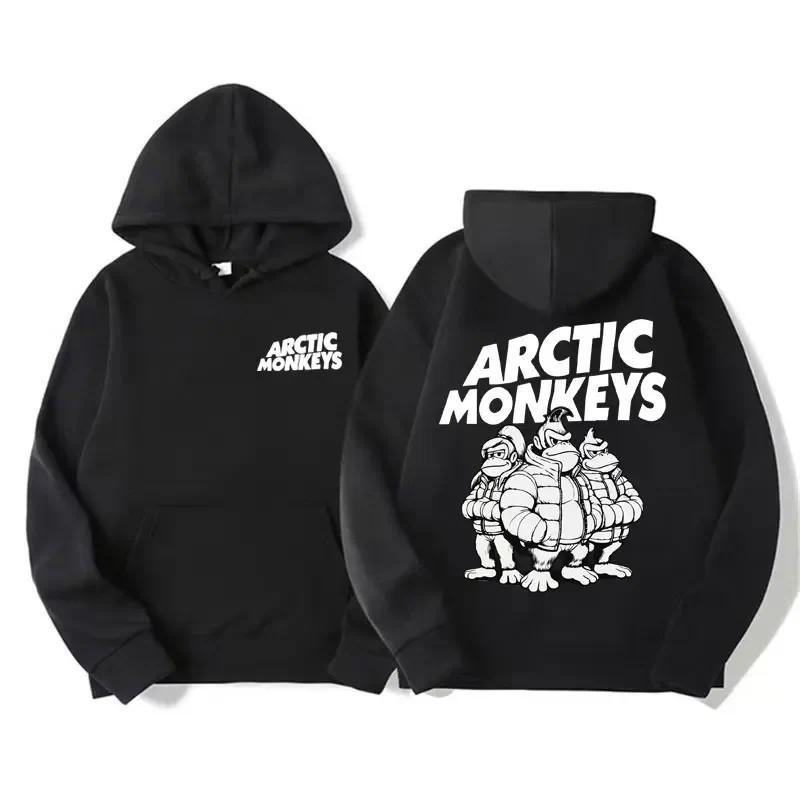 Rock Band Arctic Monkeys Graphic Hoodies ผู้ชายผู้หญิงแฟชั่น Gothic เสื้อลําลอง Pullovers Hoodie M-3