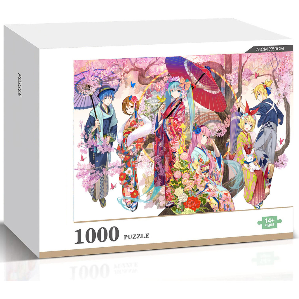 Hatsune Miku Vocaloid Kagamine Rin Kagamine จิ๊กซอว์ขายร้อนของขวัญของเล่นความบันเทิงเพื่อการศึกษา