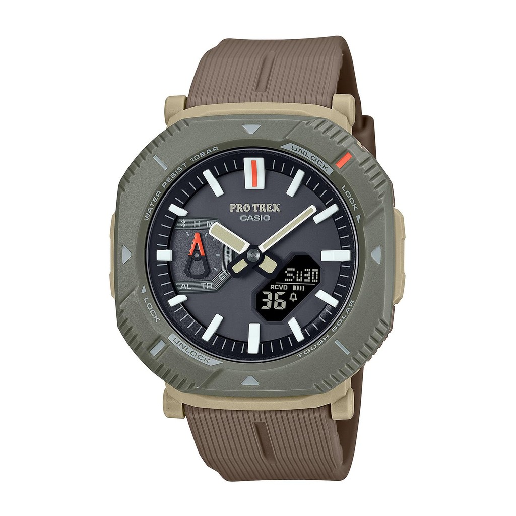 Casio  Pro Trek Hiker Line     Plastic PRJ-B001-5JF  Brown
