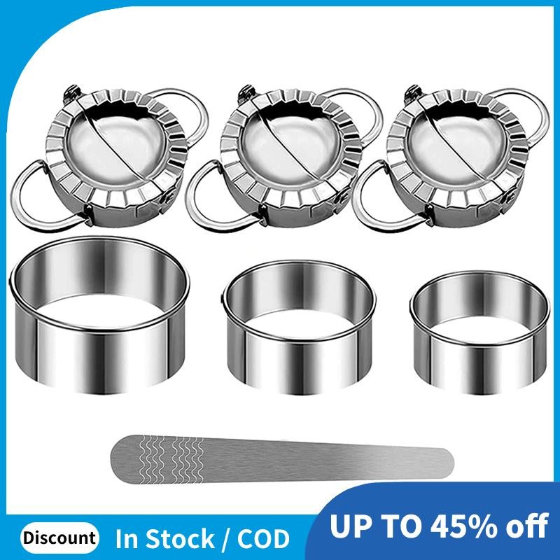 Ravioli คุกกี้เครื่องตัด Dumpling Maker สแตนเลส Dumpling Ravioli Shaper ชุดสําหรับทํา Ravioli