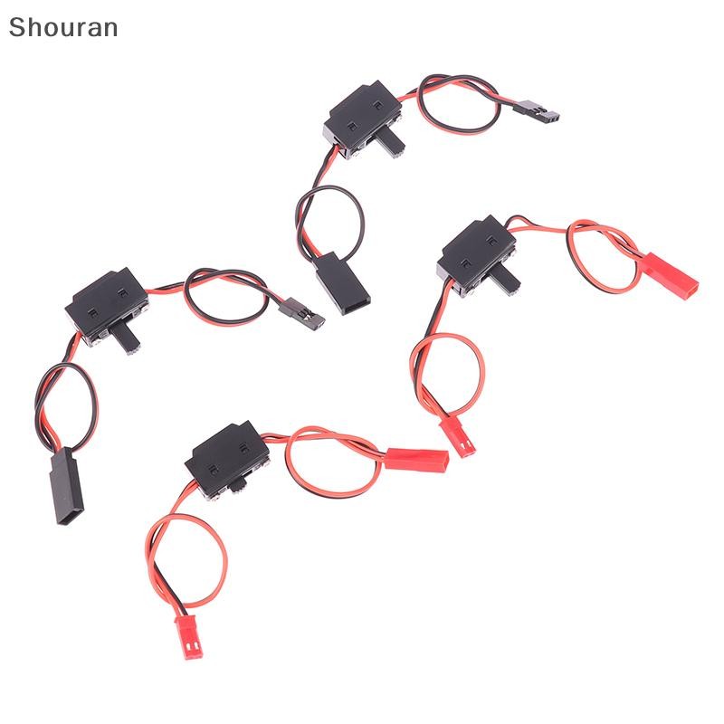 (niangben888) 2PCS ตัวรับสัญญาณเปิด/ปิดแบตเตอรี่ RC Switch พร้อม Futaba / JR JST Connecter Cable สํา