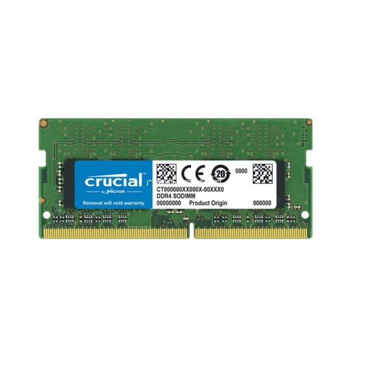 英睿达Crucial8G\16G\32GB DDR4 3200频率笔记本电脑一体机内存条