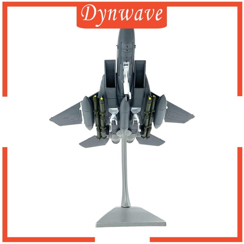 [Dynwave] 1/100 F 15E Fighter Fighter เครื่องบินเครื่องบินรุ่นเครื่องบินจําลอง Fighter ของเล่นสําหรั