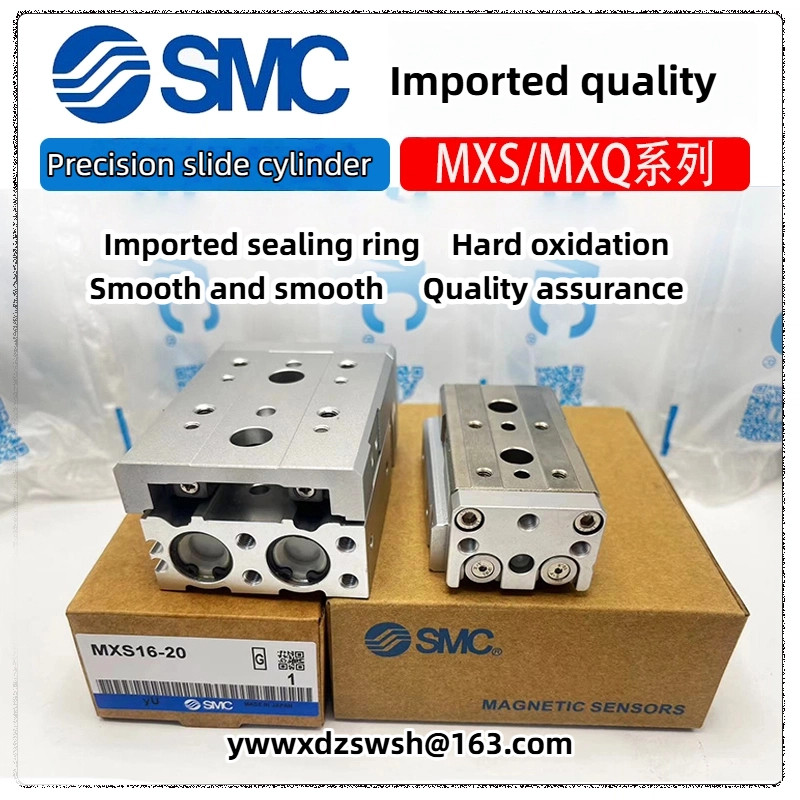 SMC ตารางเลื่อนกระบอก MXQ6 MXQ8 MXQ12 MXQ16 MXQ20 MXQ25-10-20-30-40-50-75 MXS6 MXS8 MXS12 MXS16 MXS2