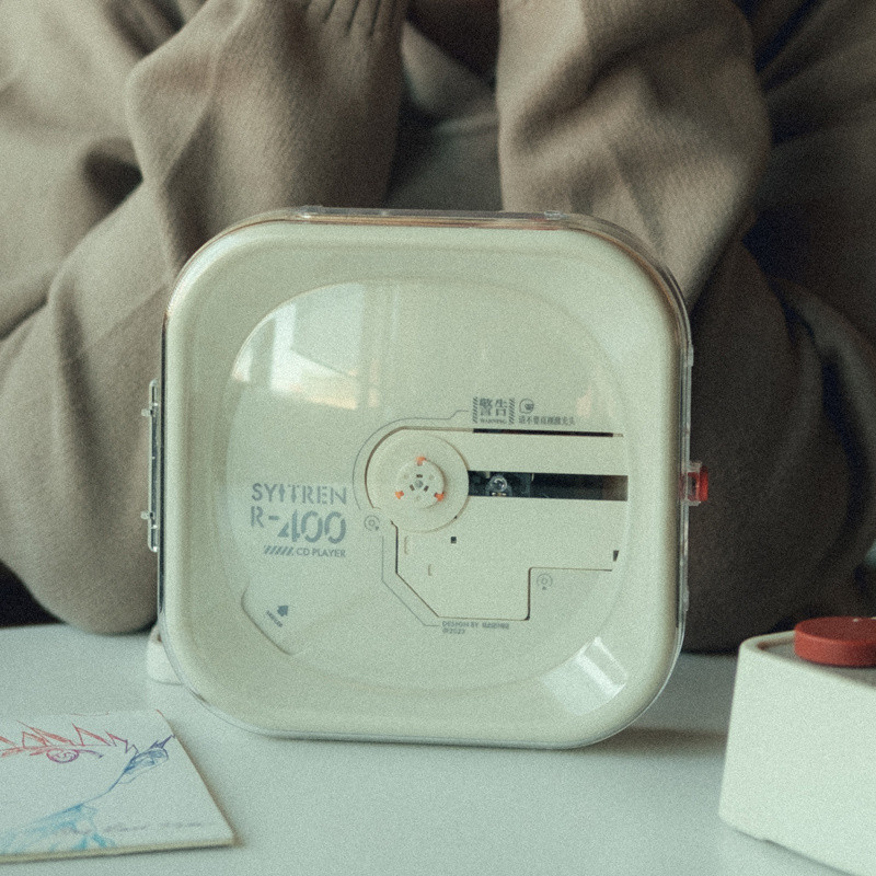 Syitren/syitren R400 cd Player Retro ไวนิลฟังเพลงอัลบั้ม cd Bluetooth cd Player