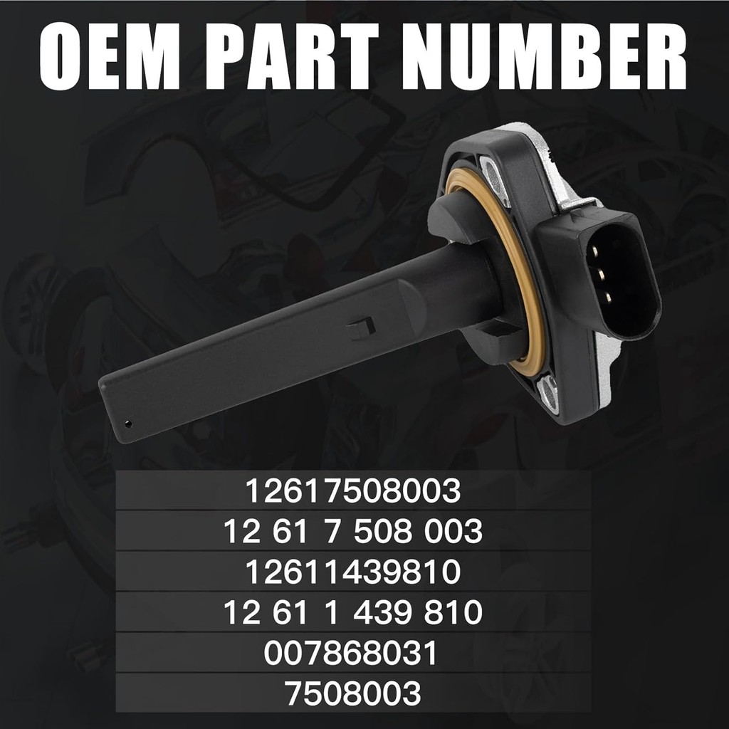 12617508003 เครื่องยนต์ระดับน้ํามันเครื่องเซ็นเซอร์ Fit สําหรับ BMW 320i 323Ci 323i 325Ci 325i 325xi
