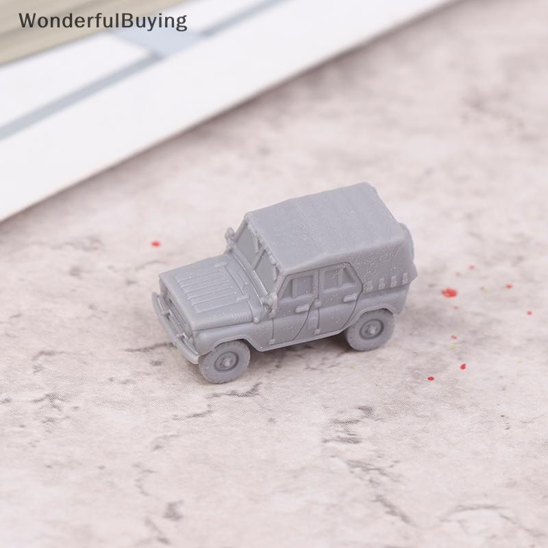 WBTH 1 PCS 1/144 Scale UAZ-469 4x4 ยูทิลิตี้แสงสีเทารุ่นรถ 3D การพิมพ์ขนาดรุ่น Jeep รุ่น Vary