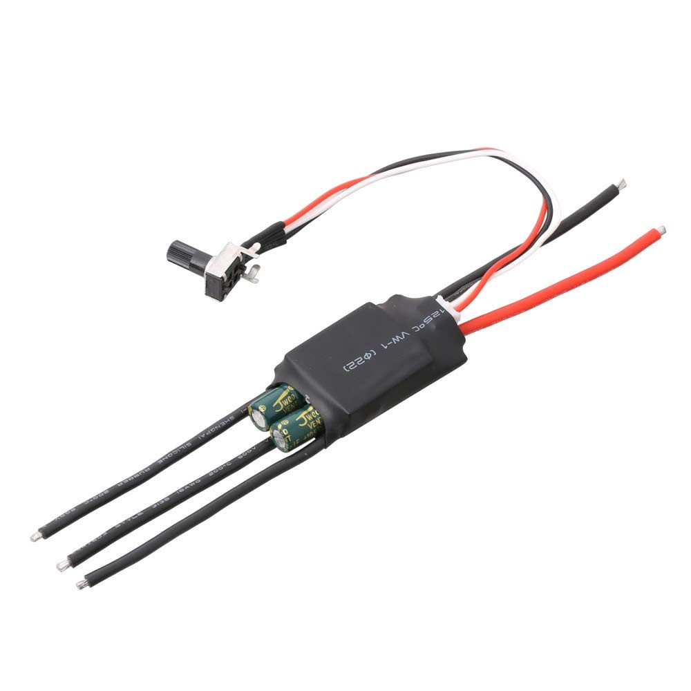 ความเร็วสูงสามPhase DC 7-24V Brushless Hallless BLDC Controller ESC w/Potentiometer RSXG