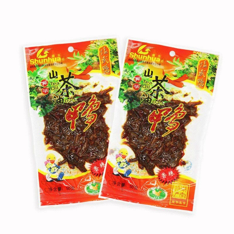 Shunhua Linwu Duck Camellia Oil Duck Hunan Special Spice Duck Snacks Snacks Duck Meat Delicious 9.8