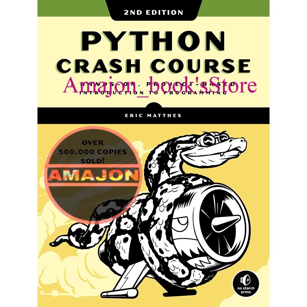หนังสือการพิมพ์ Python Crash Course 2nd Edition โดย Eric Matthes