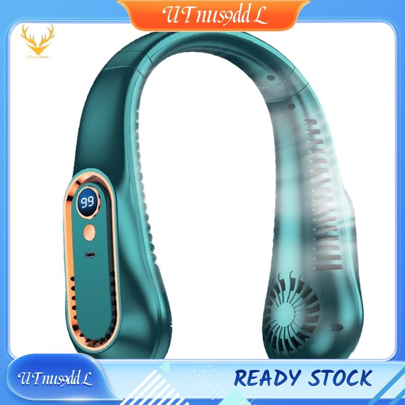 [UTnus9ddL] พัดลมคล้องคอ ชาร์จแบบพกพาขนาดเล็ก Bladeless B