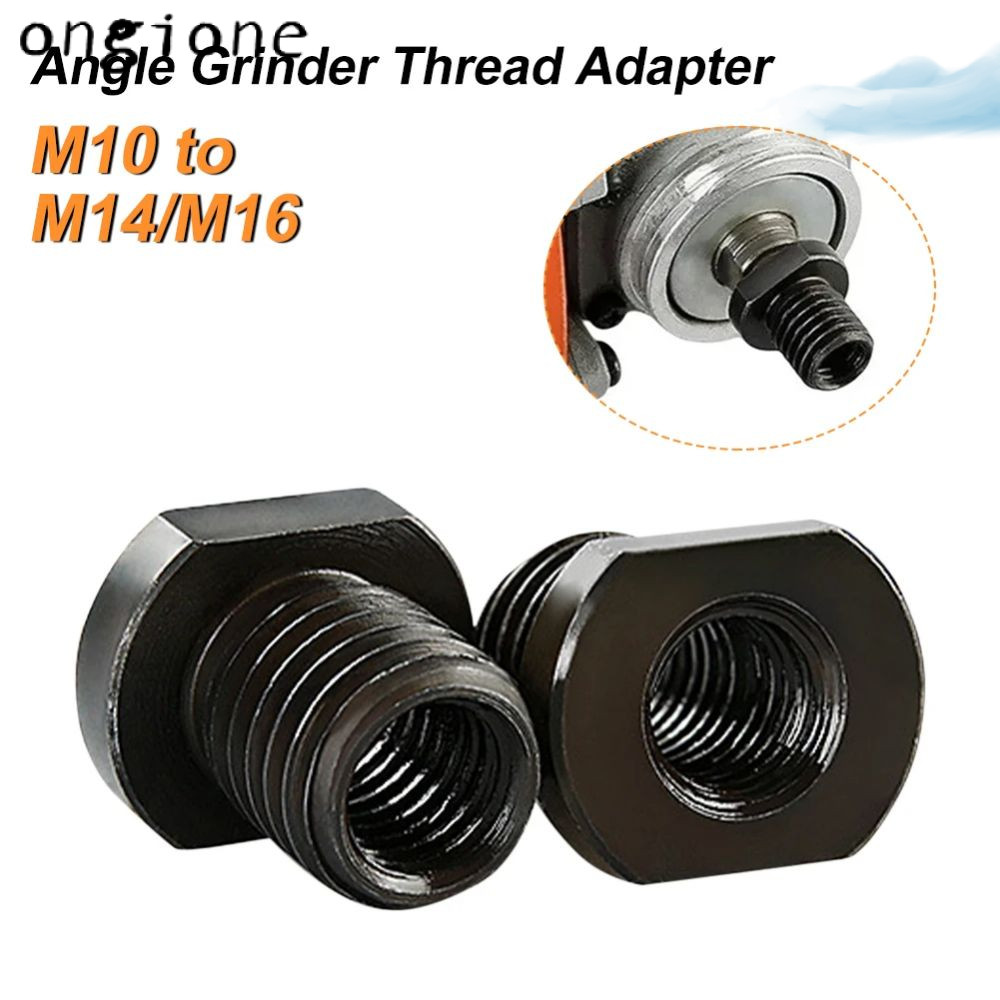 ONGIONE 1 ชิ้นเครื่องบดมุมอะแดปเตอร์, Nut Arbor Connector เชื่อมต่อ Rod Thread Converter, ทนทานเปลี่ยน Universal M10 ถึง M14 M16 ด้ายขัดสกรู