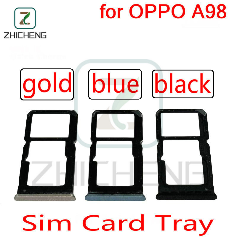 สําหรับ OPPO A98 New SD MicroSD Holder Nano Sim Card Tray Slot Repalcement