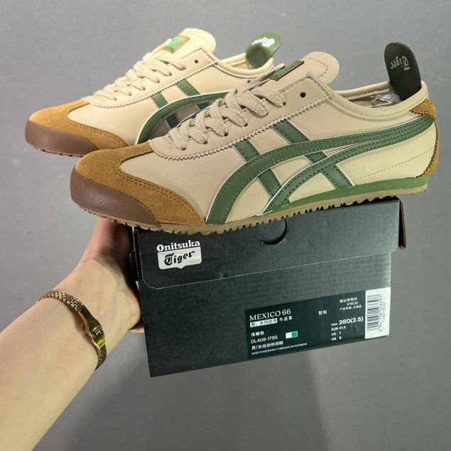 Onitsuka Tiger Mexico 66 รองเท้าวิ่งผู้ชายและผู้หญิง Onitsuka Mexico 66 รองเท้ากีฬา 1183C102-250 PVJ