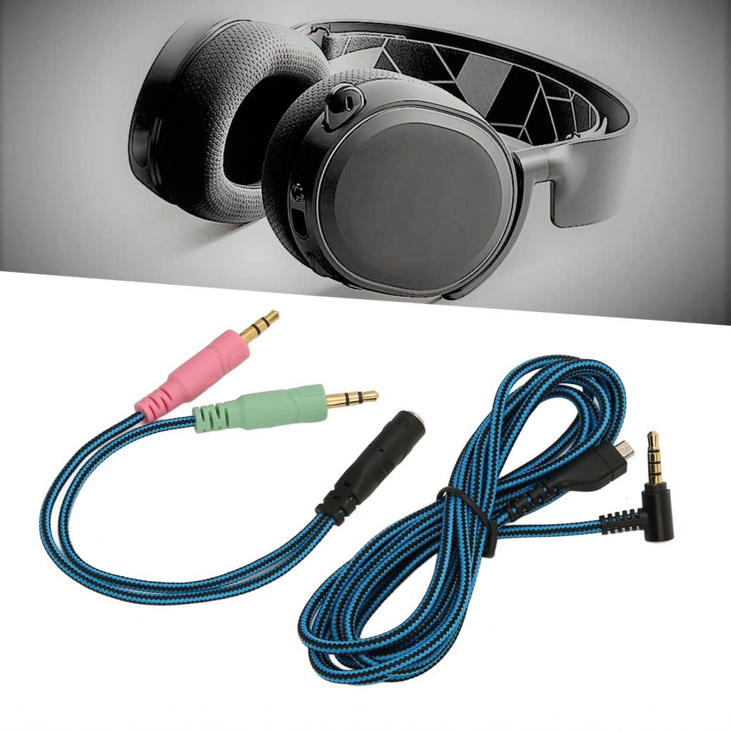 Ruba888-ph XUMIUZIY สายทดแทนการสูญเสียเสียงขั้วต่อข้อศอกหูฟังสําหรับแท็บเล็ตหูฟังเกม