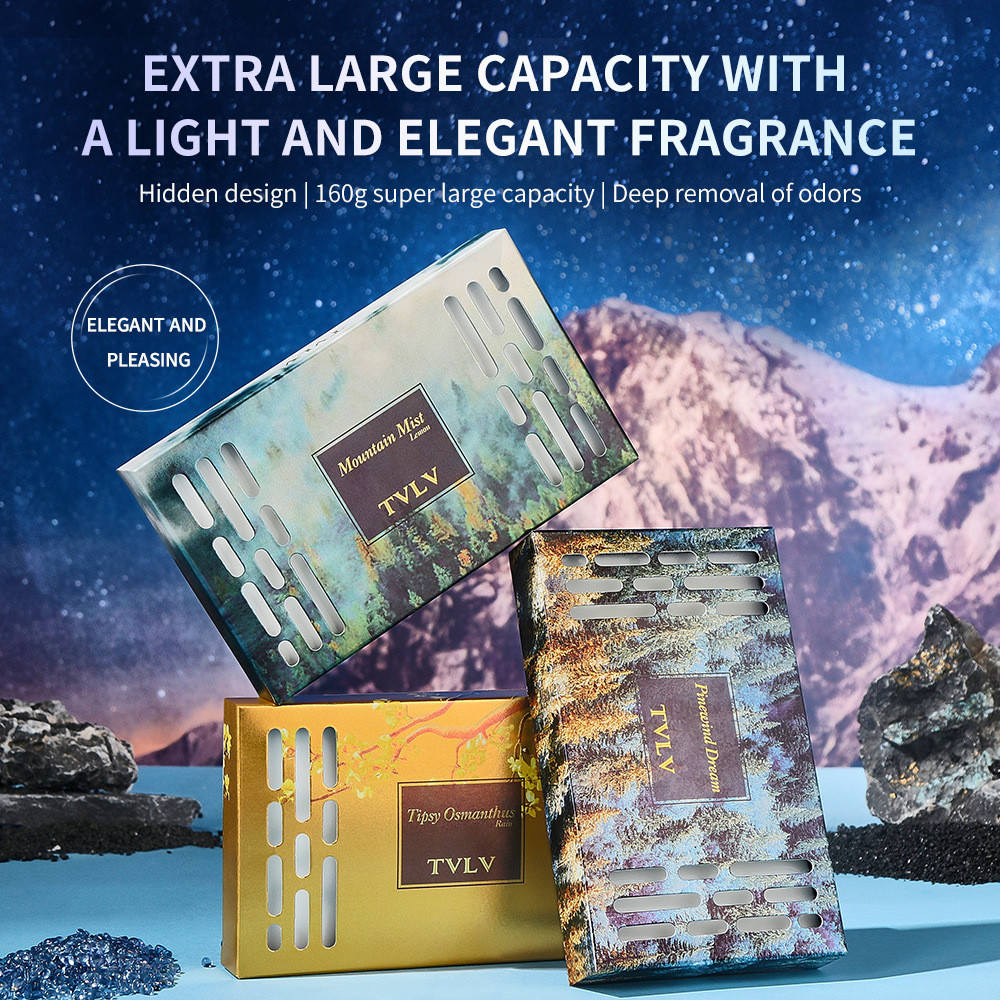 สินค้าใหม่/TVLV Solid Perfume Car Perfume Car Balm Cologne Aromatherapy Deodorant Air Fragrance 9.9 