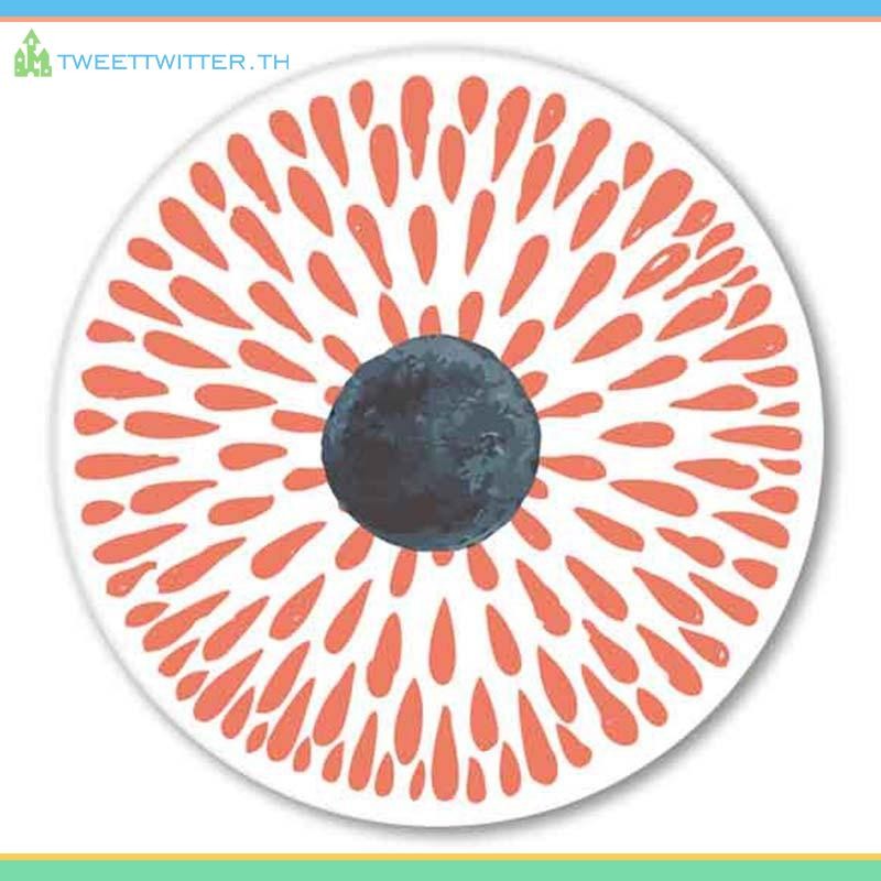 Tweet 6 ชิ้น/เซ็ต Coasters ทนความร้อนลื่นเครื่องดื่ม Cafe ตกแต่ง 2D FLat Coasters Anti-scalding แผ่น