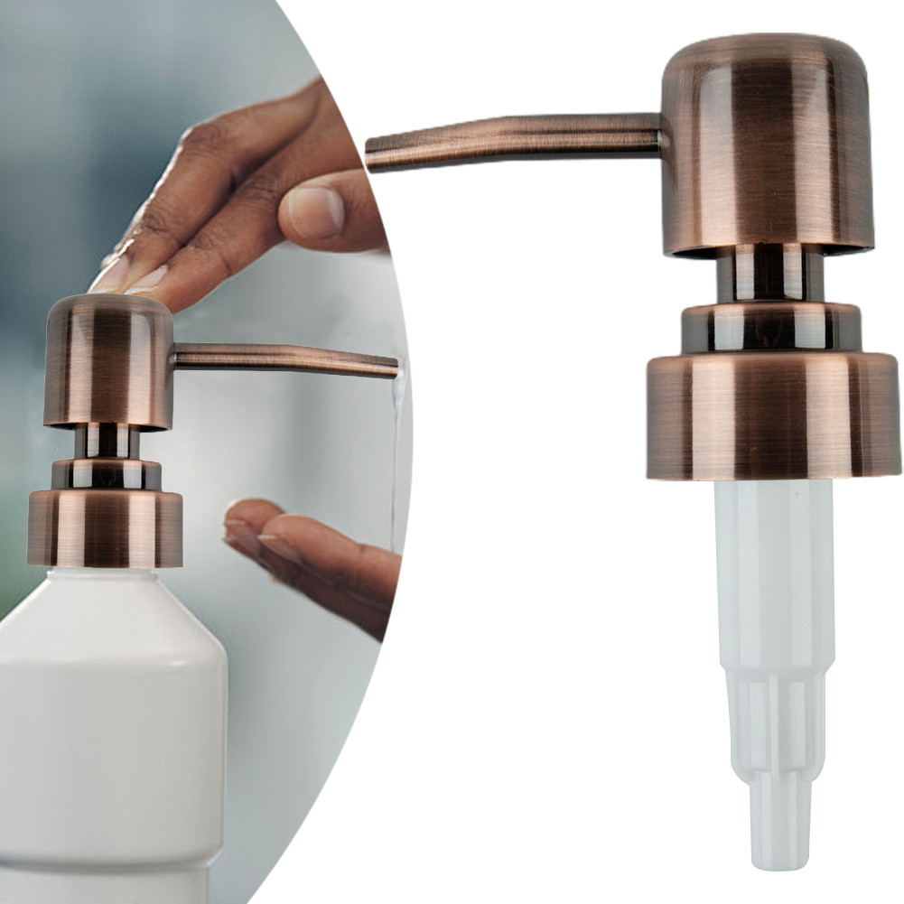 [SWHOME] หัวปั๊มโลชั่น ABS หัวกลม 28 หัวฉีดกดขวดนมเกลียว [AUG]