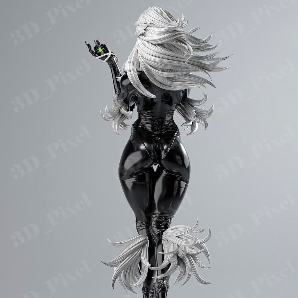 1/12ขนาด สวยแคทวูแมนเซ็กซี่กางเกงหนังความแม่นยําสูงรูปชิ้นส่วนฟิล์มสีขาวรุ่น