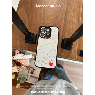 Love Heart เคสโทรศัพท์ดอกไม้ Anti-Fall เคสโทรศัพท์สําหรับ iPhone 16 Promax 15 Promax 11 12 13 14plus 15plus 16e 16plus 16pro 15pro